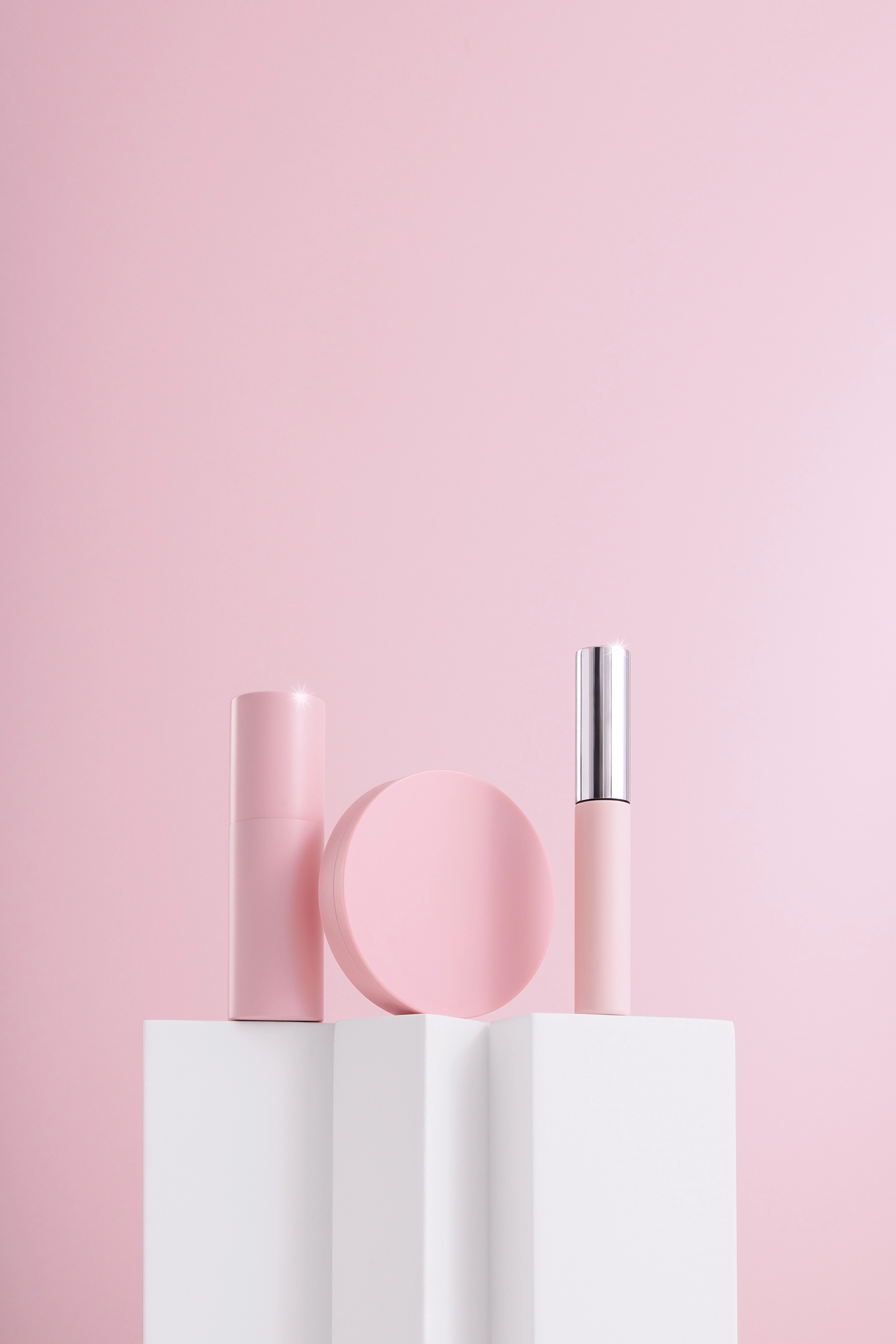 Pastel roze backdrop voor styling, fotografie & video productie
