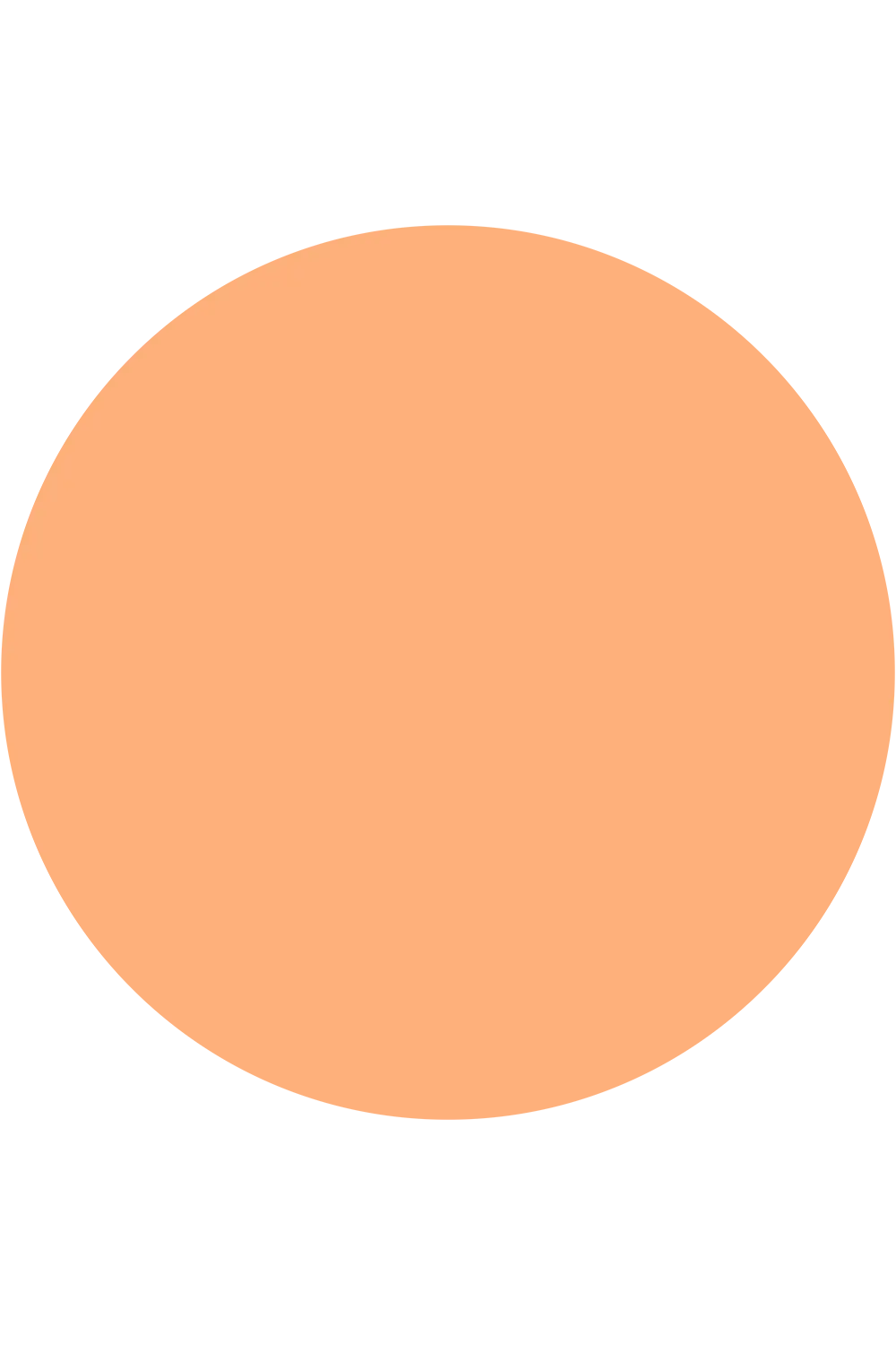 Perzik effen kleur fotoachtergrond voor product & food fotografie