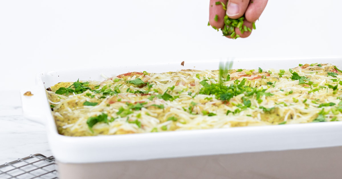 Vegetarische aardappel ovenschotel