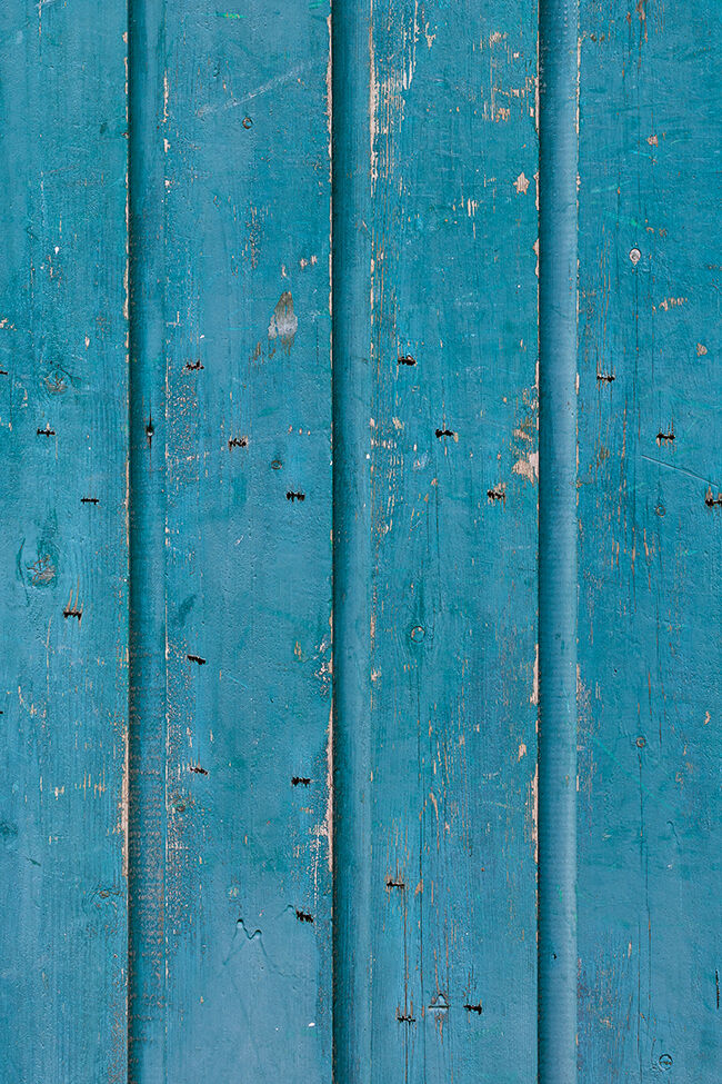 Caribisch hout is een turquoise houten vinyl fotoachtergrond