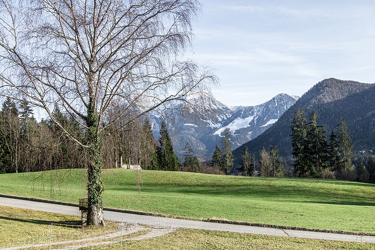 Uitzicht Haus Oberlantal, Berchtesgaden, Duitsland