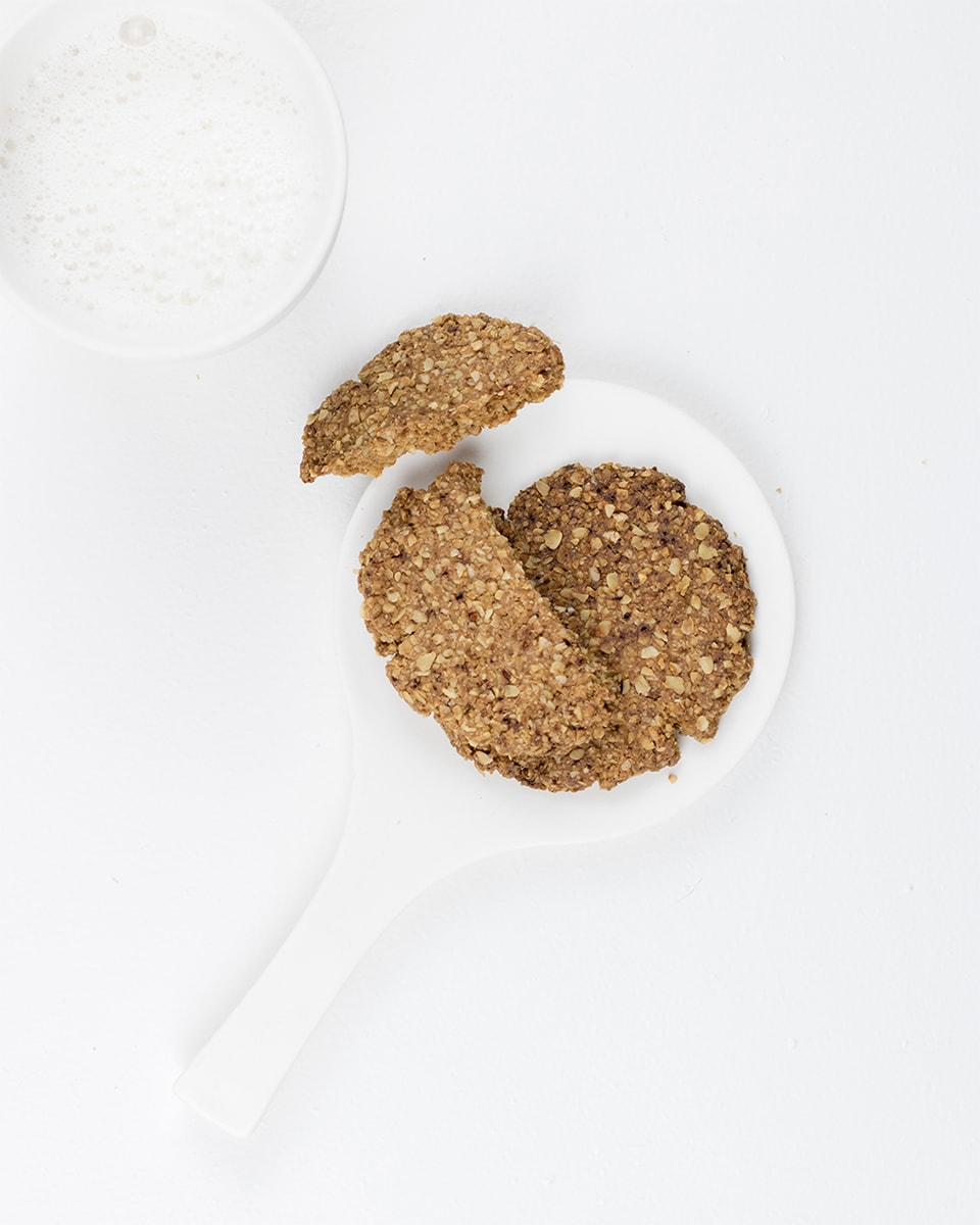 Havermoutkoekjes maken met gember, pitten en kokosolie