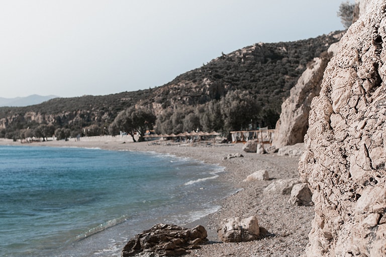 Strand Balos, Samos, Griekenland