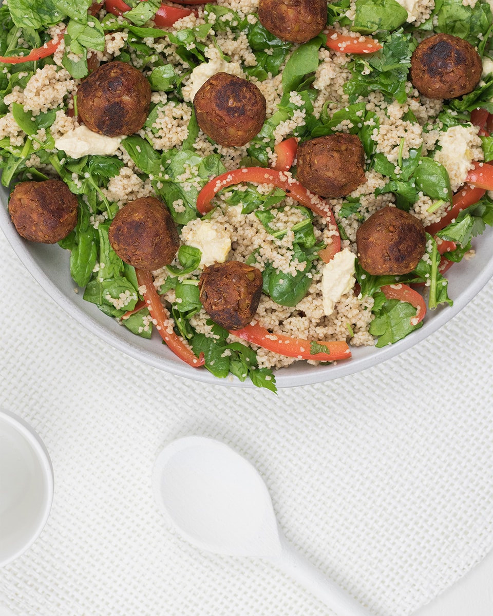 Linzenballetjes recept met komijn en knoflook. Simpel en gezond!