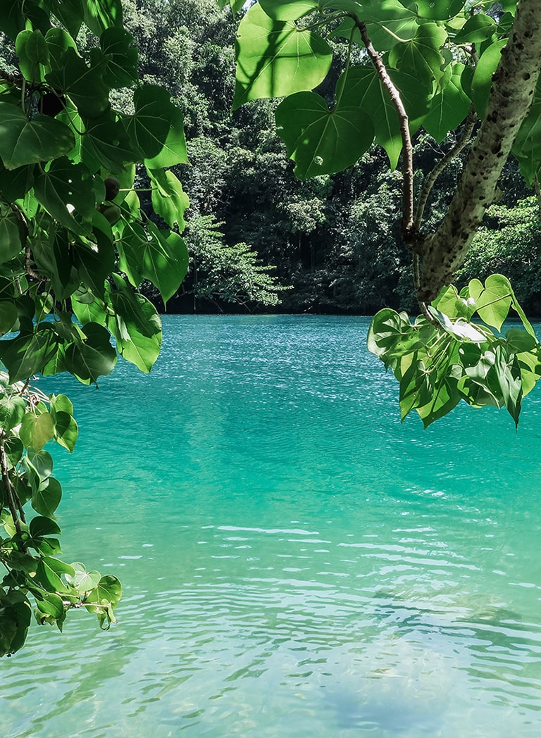 Blue Lagoon in Portland, Jamaica