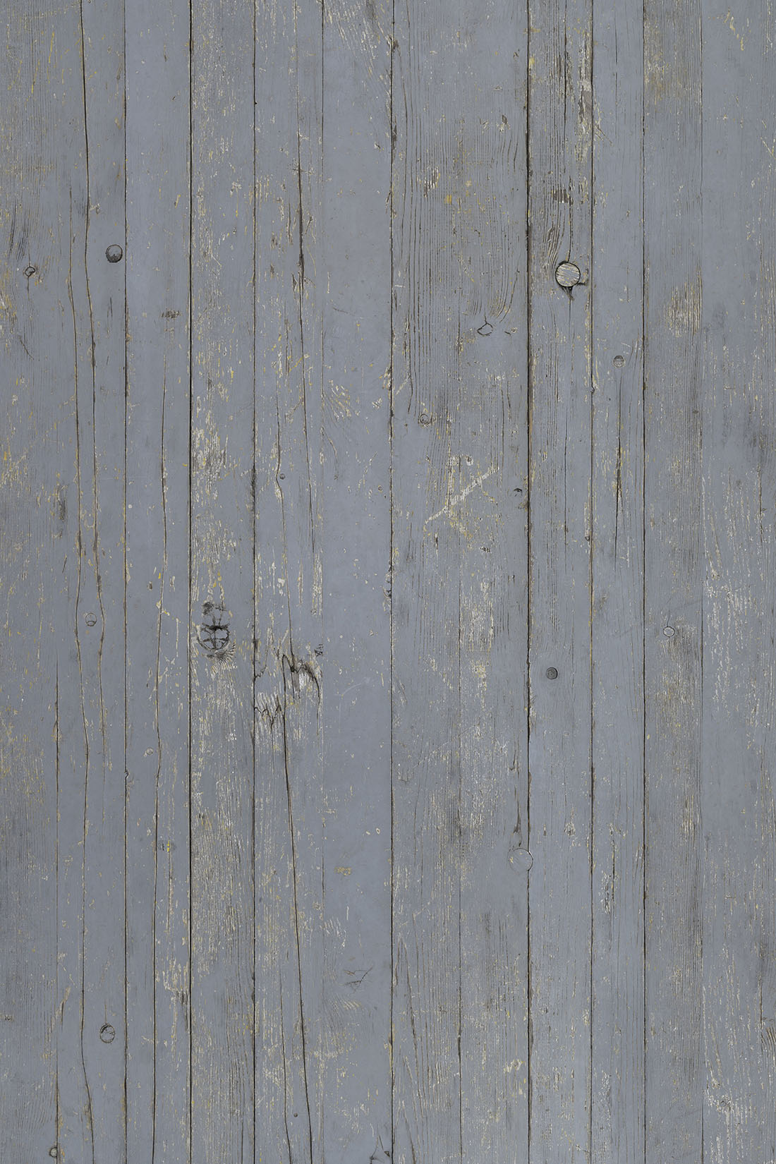 Lichtblauw houten studio achtergrond geprint op glad en sterk vinyl