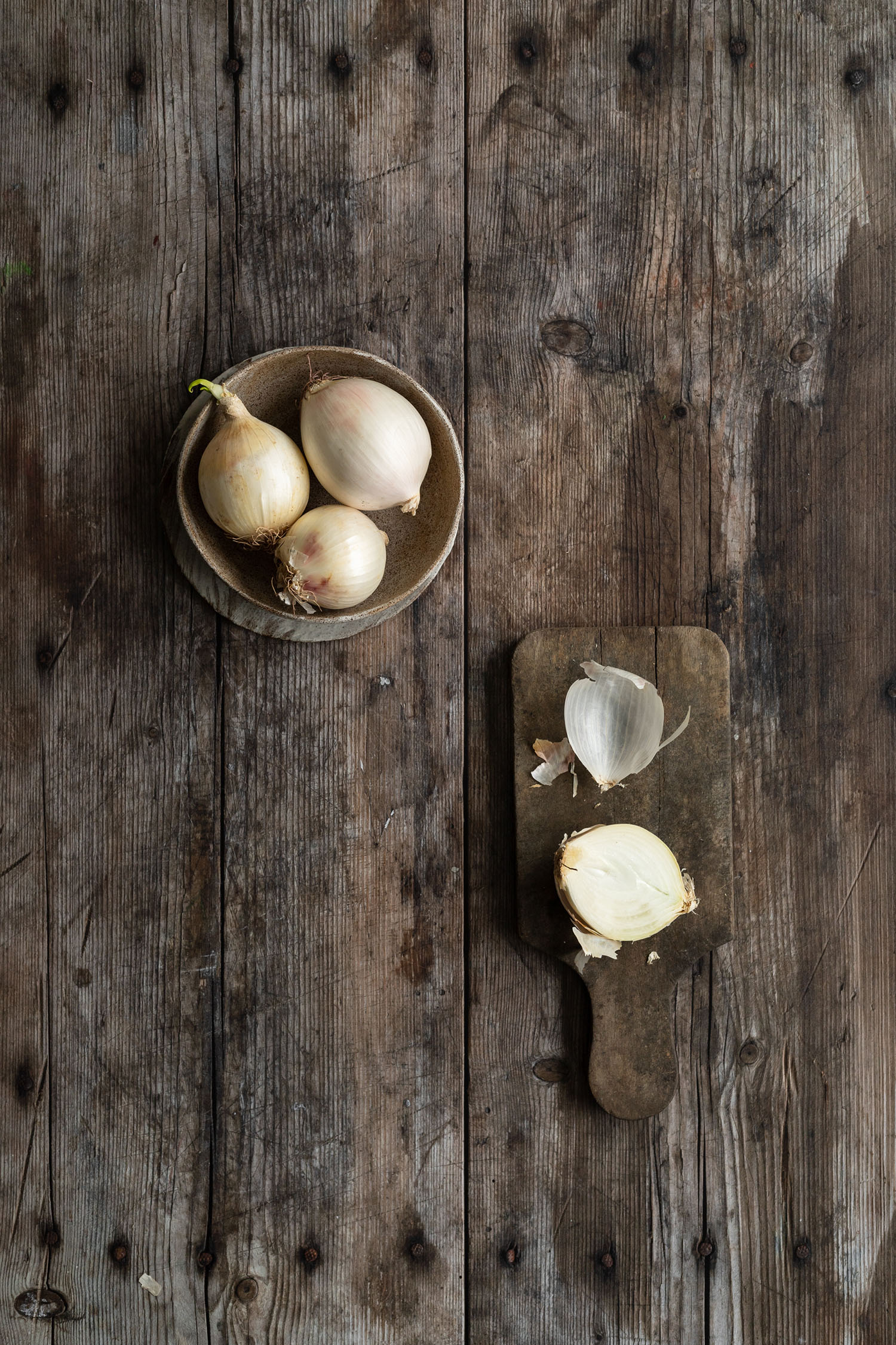 Antiek vinyl houten ondergrond voor recepten styling en fotografie