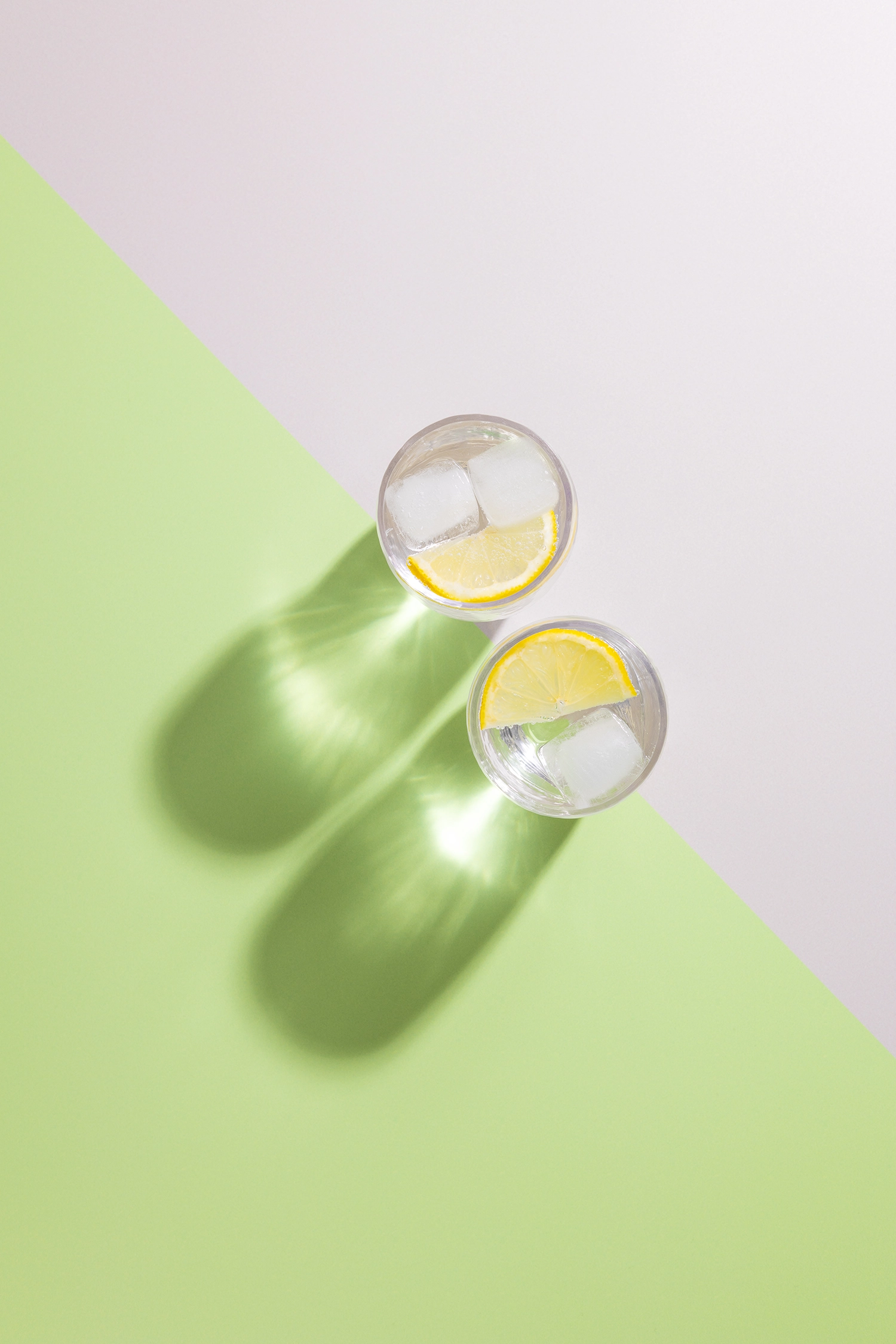 Color block fotoachtergrond te personaliseren in alle kleuren