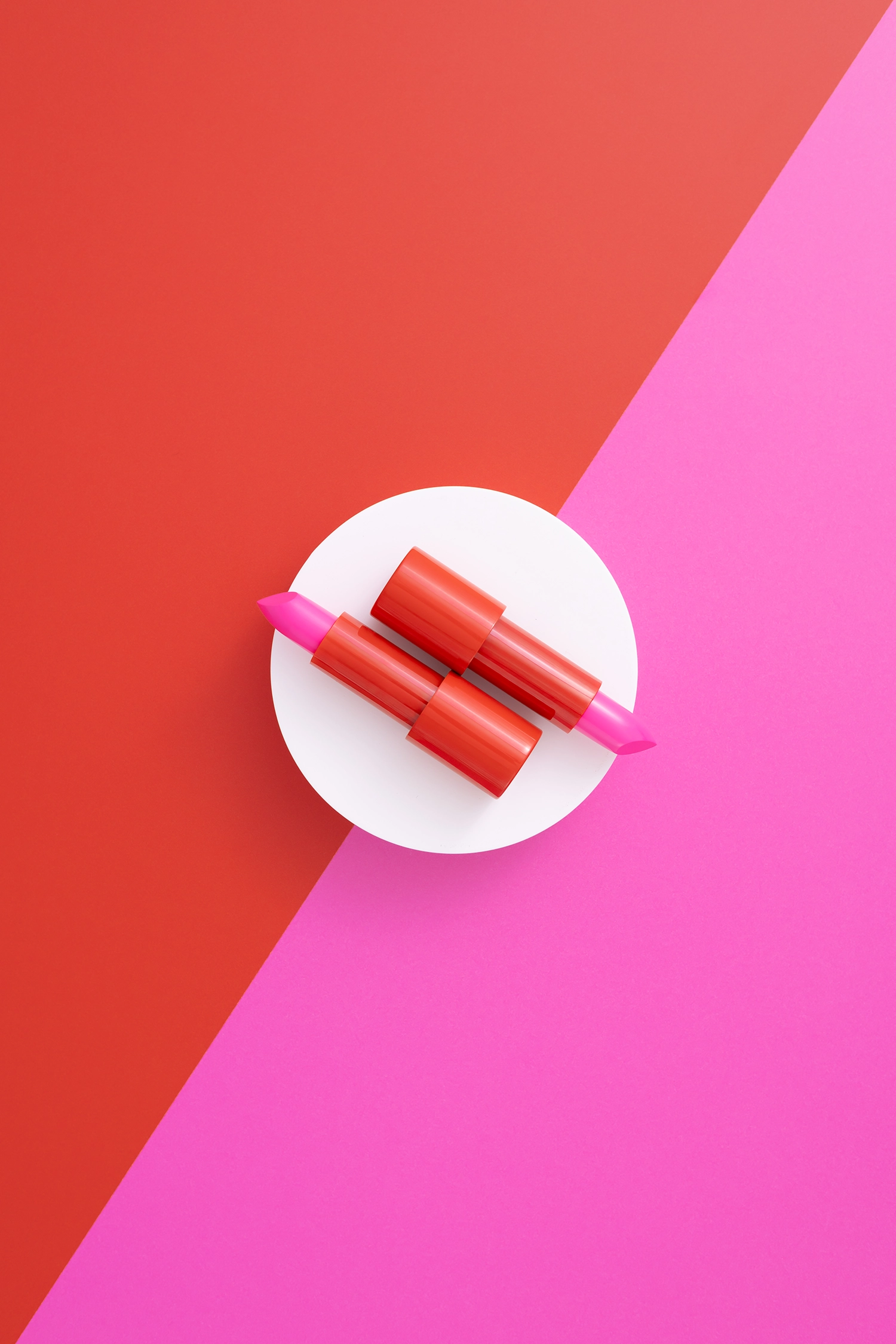 Color blocking fotografie backdrop te ontwerpen in jouw kleurkeuze