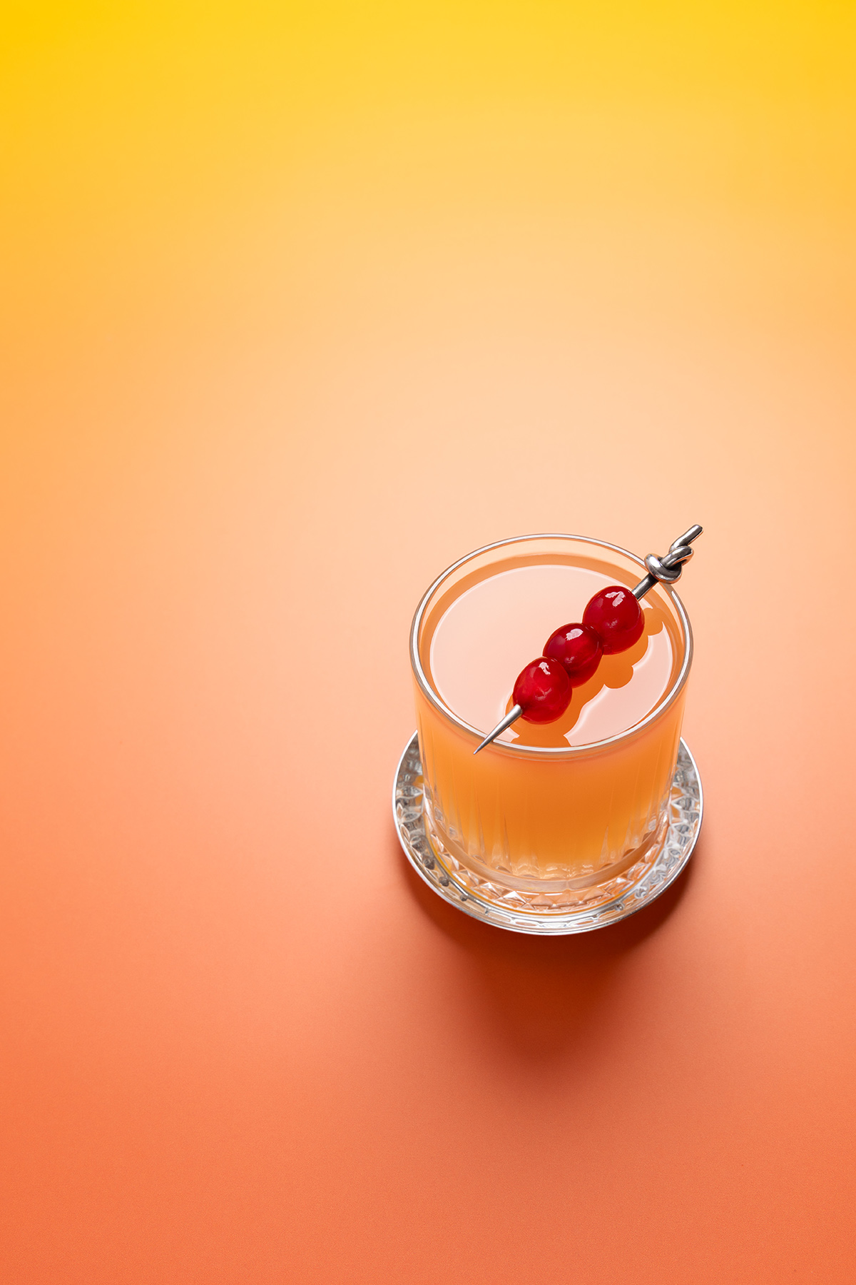 Rood-Oranje Gele Gradiënt Achtergrond | Tequila Sunrise Backdrop