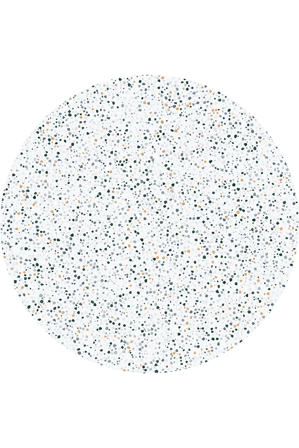 Terrazzo achtergrond voor productfotografie met blauwe accenten