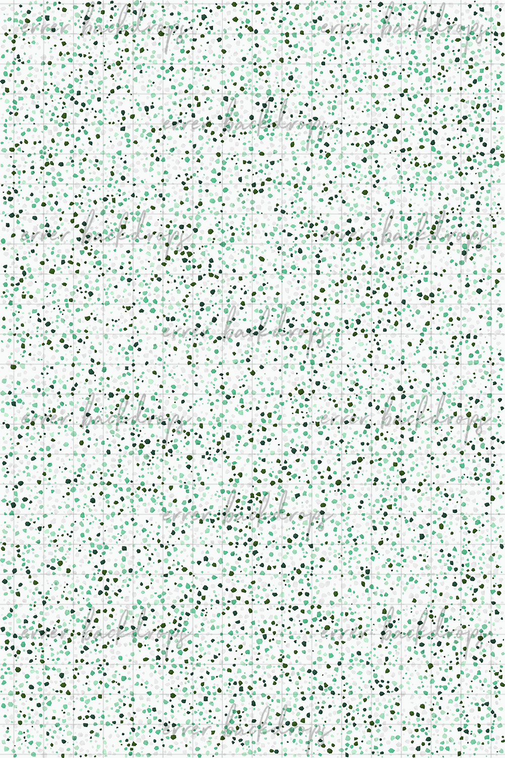 Terrazzo Verde Frost | Luxe fotoachtergrond voor productfotografie