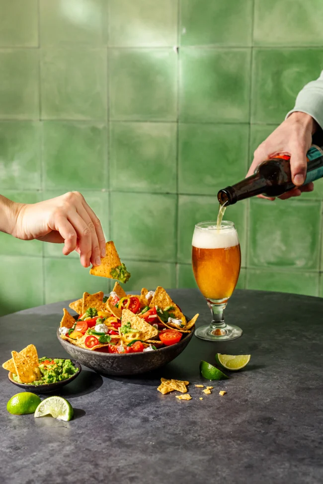 Zwarte ronde tafel ondergrond voor fotografen en stylisten