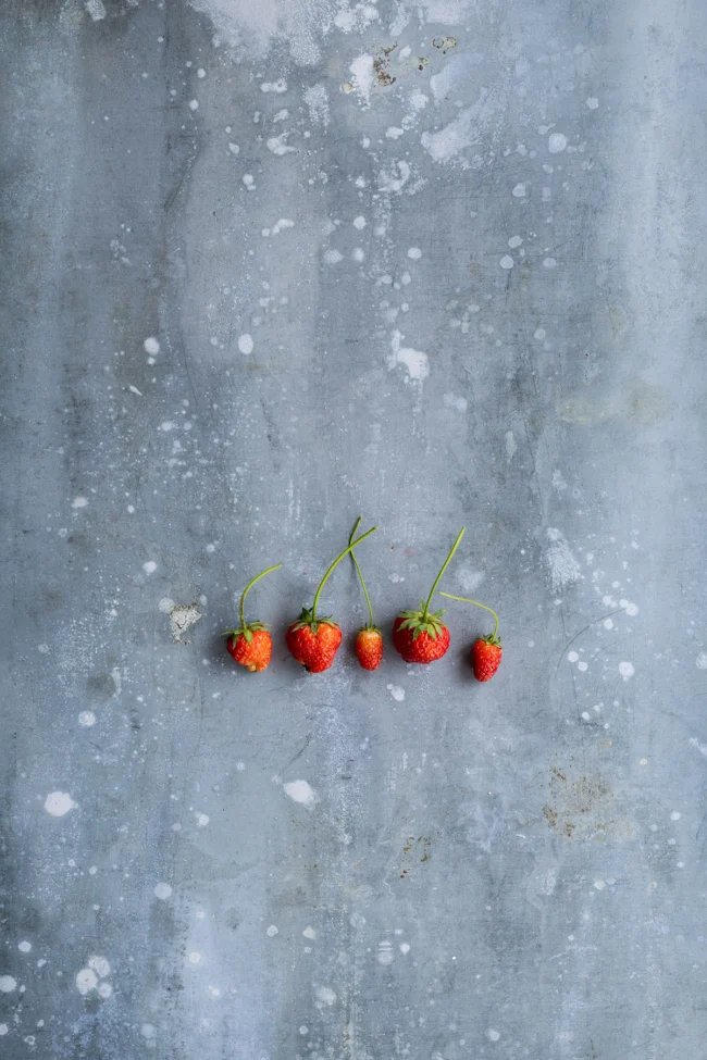 Blauwgrijze foodstyling ondergrond geprint op waterproof vinyl