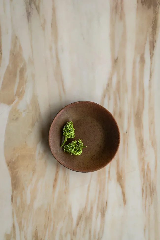 Bruin marmer fotografie ondergrond voor food en productfotografie