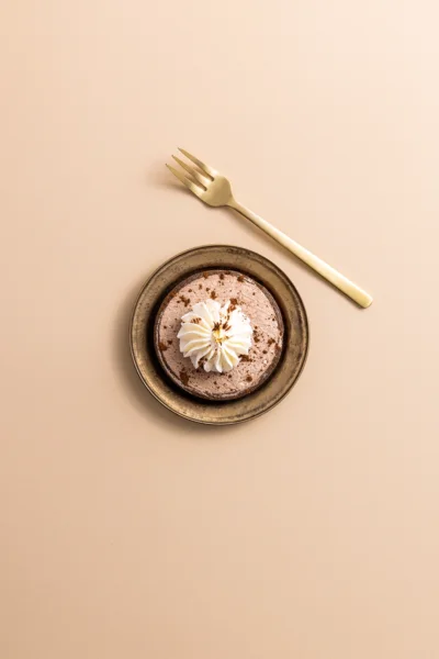 Beige effen foto backdrop voor product fotografie en food styling