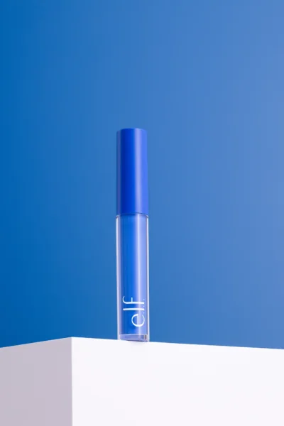 Blauwe effen fotografie achtergrond voor commerciële fotoshoots