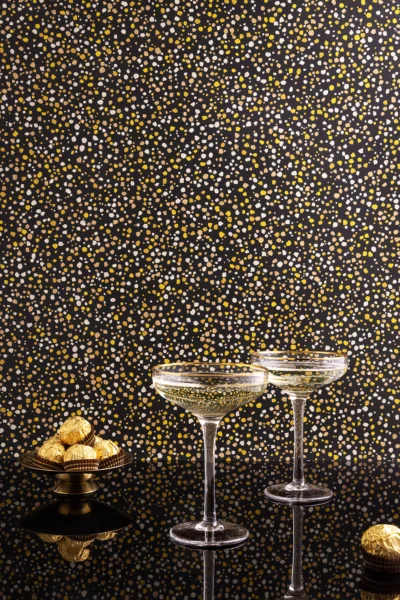 Terrazzo zwart fotostudio achtergrond | Luxe feestelijke fotografie