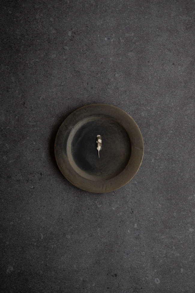 Zwarte flat lay backdrop | Dark & moody fotografie achtergrond
